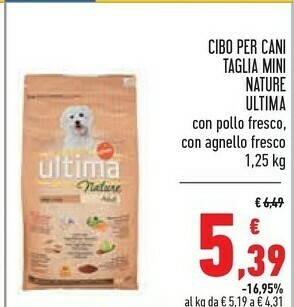 Conad Ultima Cibo per cani offerta