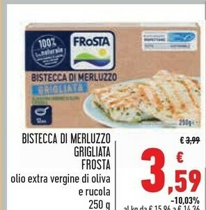 Conad Frosta Filetti di merluzzo offerta