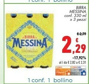 Conad Messina Birra offerta