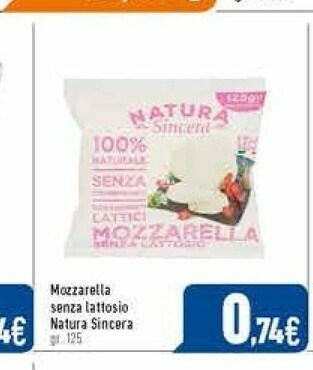 Natura sincera Mozzarella
