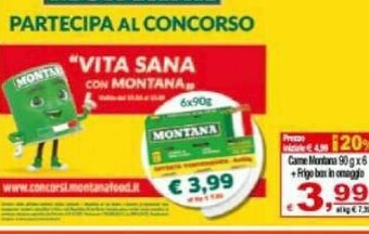 CTS Supermercati Montana Carne in scatola offerta