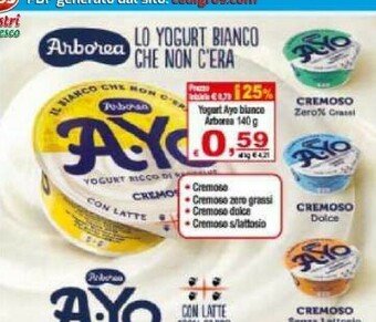 CTS Supermercati Yogurt offerta