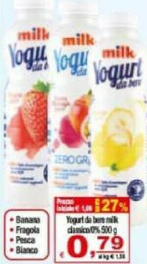 CTS Supermercati Yogurt da bere offerta