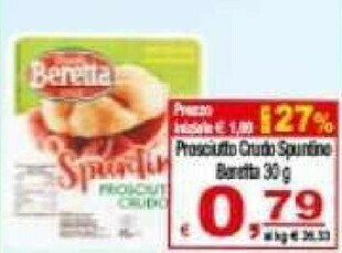 CTS Supermercati Prosciutto crudo offerta