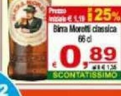 CTS Supermercati Moretti Birra offerta