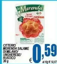 DEM Citterio Salame milano offerta