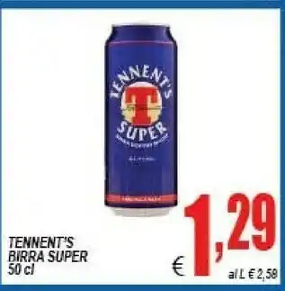 DEM Tennent's Birra offerta