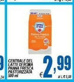 DEM Centrale del latte di roma Latte offerta