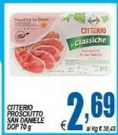 DEM Citterio Prosciutto San Daniele offerta