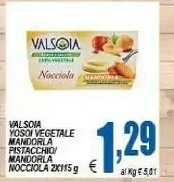 DEM Valsoia Yogurt offerta