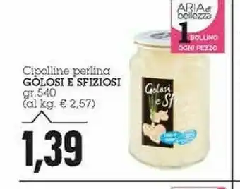 Golosi e sfiziosi Cipolline Perlina