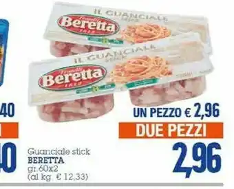 Emi Supermercati Beretta Guanciale Stick offerta