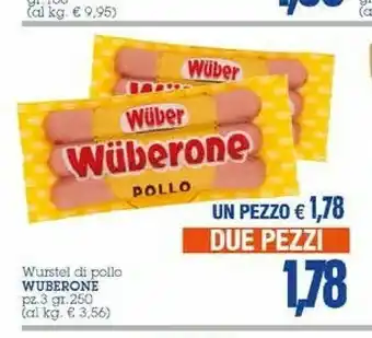 Emi Supermercati Wuber One Di Pollo 250 G(ml) offerta
