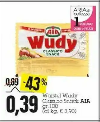 Emi Supermercati Aia Wurstel offerta