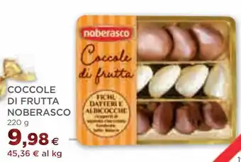 Coop Coccole di frutta noberasco offerta