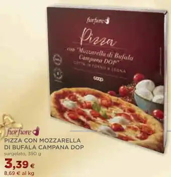Coop Pizza con mozzarella di bufala campana dop offerta