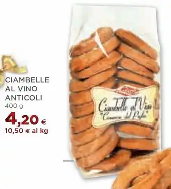 Coop Ciambelle al vino anticoli offerta