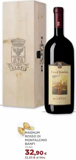 Coop Magnum rossi di montalcino banfi offerta