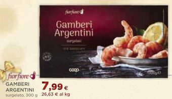 Coop Gamberi argentini offerta