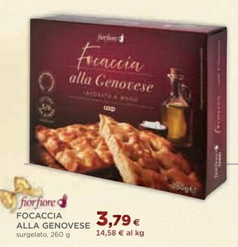 Coop Focaccia alla genovese offerta