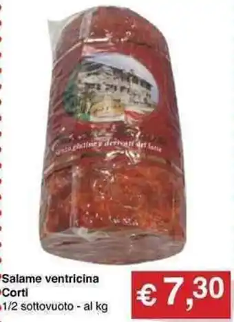 Muroli Formaggi Salame ventricina Corti 1/2 sottovuoto offerta