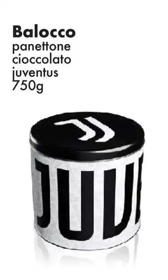 Sugros Balocco panettone cioccolato juventus 750 g offerta