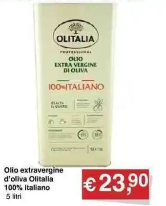 Olitalia Olio extravergine d'oliva 100% italiano 5 litri