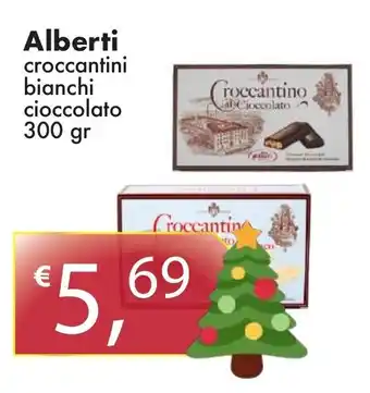 Sugros Alberti croccantini bianchi cioccolato 300 gr offerta