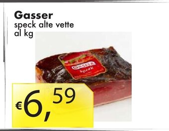 Sugros Gasser speck alte vette al kg offerta