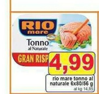 Gros Rio Mare Tonno Rio mare offerta