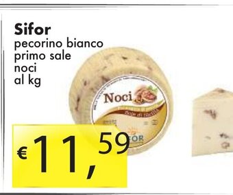 Sugros Sifor pecorino bianco primo sale noci al kg offerta