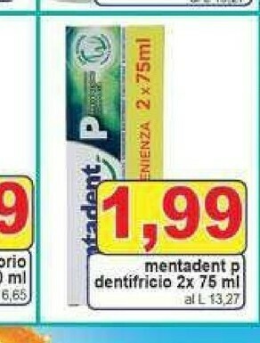 Gros Mentadent Dentifricio offerta