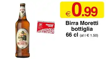 Moretti Birra bottiglia 66 cl