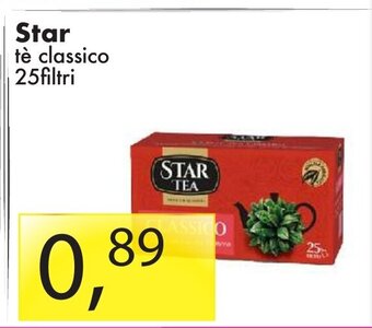 Sugros Star tè classico 25 filtri offerta