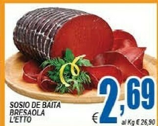 Gros Baita Bresaola offerta