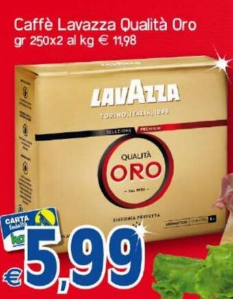 Kanguro Lavazza Caffè Qualità Oro gr 250x2 offerta