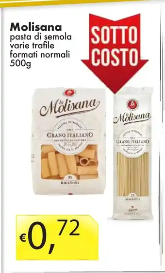 Sugros Molisana pasta di semola varie trafile formati normali 500 g offerta