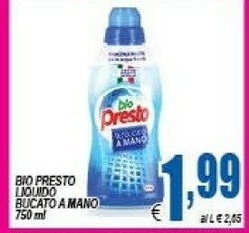Presto Detersivo lavatrice