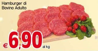 Kanguro Hamburger di Bovino Adulto offerta