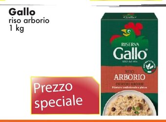 Sugros Gallo riso arborio 1 kg offerta