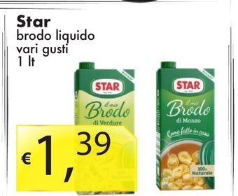 Sugros Star brodo liquido vari gusti 1 lt offerta