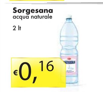 Sugros Sorgesana acqua naturale 2 lt offerta