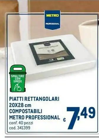 Metro Piatti di plastica offerta