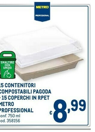 Metro Bicchieri di plastica offerta