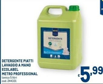 Metro Detersivo lavastoviglie offerta