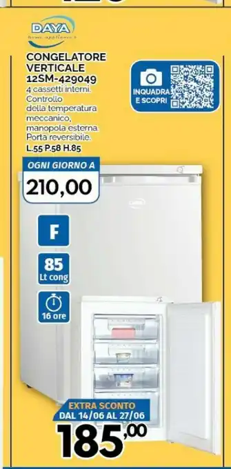 Daya Congelatore Verticale 12SM-429049