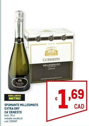 Metro Millesimato Prosecco offerta