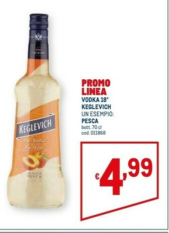Metro Keglevich Vodka offerta