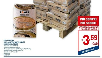 Metro Polar Pellet offerta