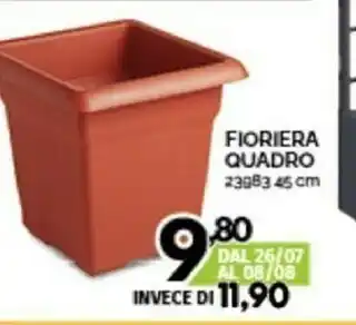 Fioriera Quadro 45 Cm